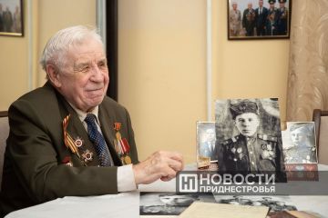 Сегодня 100-летний юбилей отмечает ветеран Великой Отечественной войны Владимир Громов