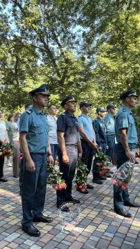 Сотрудники ГУпЧС приняли участие в мероприятиях посвящённых трагической дате — 85-й годовщине начала немецко-румынской оккупации Каменки