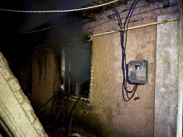 Пожар в Слободзее в жилом доме