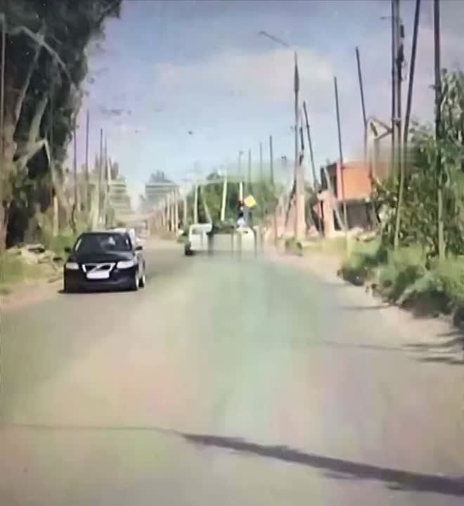 Мощный прилёт в Славянске