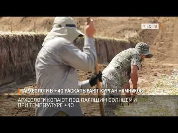 В Слободзейском районе археологи исследуют курган ямной культуры, которому около 5 000 лет