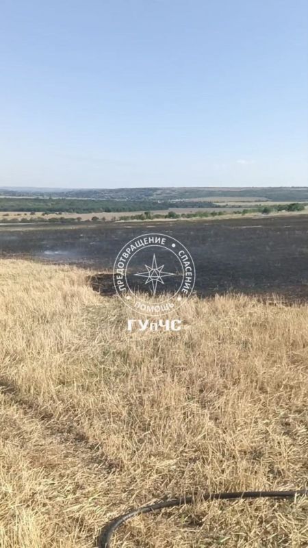 Вчера днём на окраине Кицкан бенедрские огнеборцы тушили на поле стерню Вчера днём на окраине Кицкан бенедрские огнеборцы тушили на поле стерню