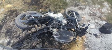 В Сарацее мужчина пострадал при взрыве бензобака мотоцикла