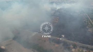 Кадры масштабного пожара в Тирасполе