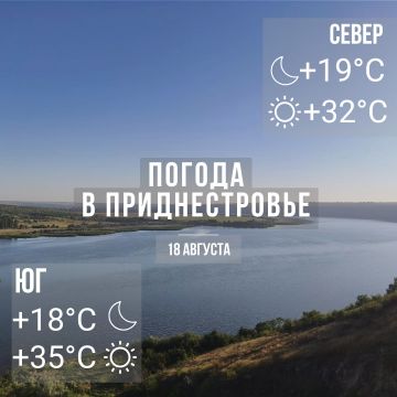 Днём – до +35°С, местами дожди