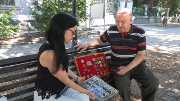 На фото — Борис Шумило, сын одного из освободителей Бендер