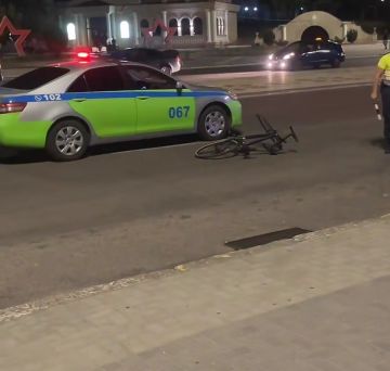 В Тирасполе на площади водитель Тойоты сбил велосипедиста
