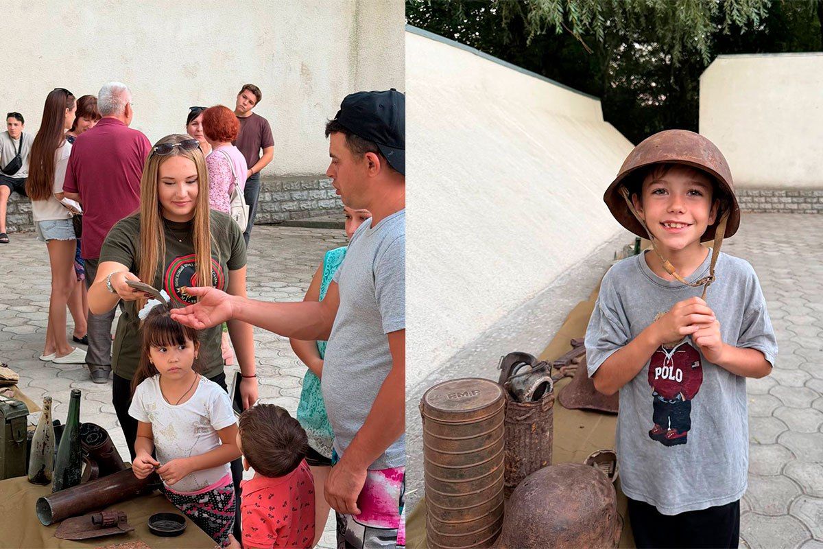 Поисковой отряд «Память и слава» организовал выставку артефактов времен Великой Отечественной войны