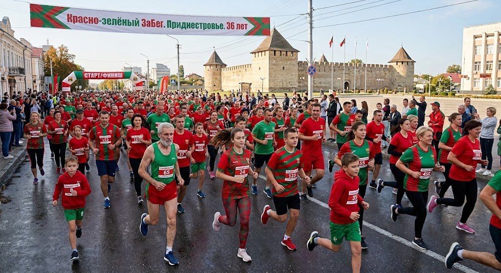 Красно-зелёный ЗаБег проведут в Бендерах в День республики