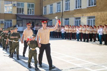 В СУВОРОВСКОМ УЧИЛИЩЕ ПРОЗВУЧАЛ ПЕРВЫЙ ЗВОНОК НОВОГО УЧЕБНОГО ГОДА