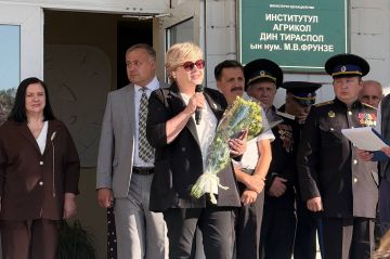 В Тираспольском институте сельского хозяйства имени М. Фрунзе – торжественная линейка ко Дню знаний