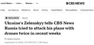 Зеленский заявил CBS News, что Россия дважды пыталась атаковать самолёт с ним на борту во время недавних перелётов через Молдову