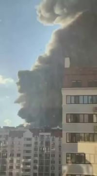 В Киеве реактивные дроны атаковали склады «Эко-Маркета»