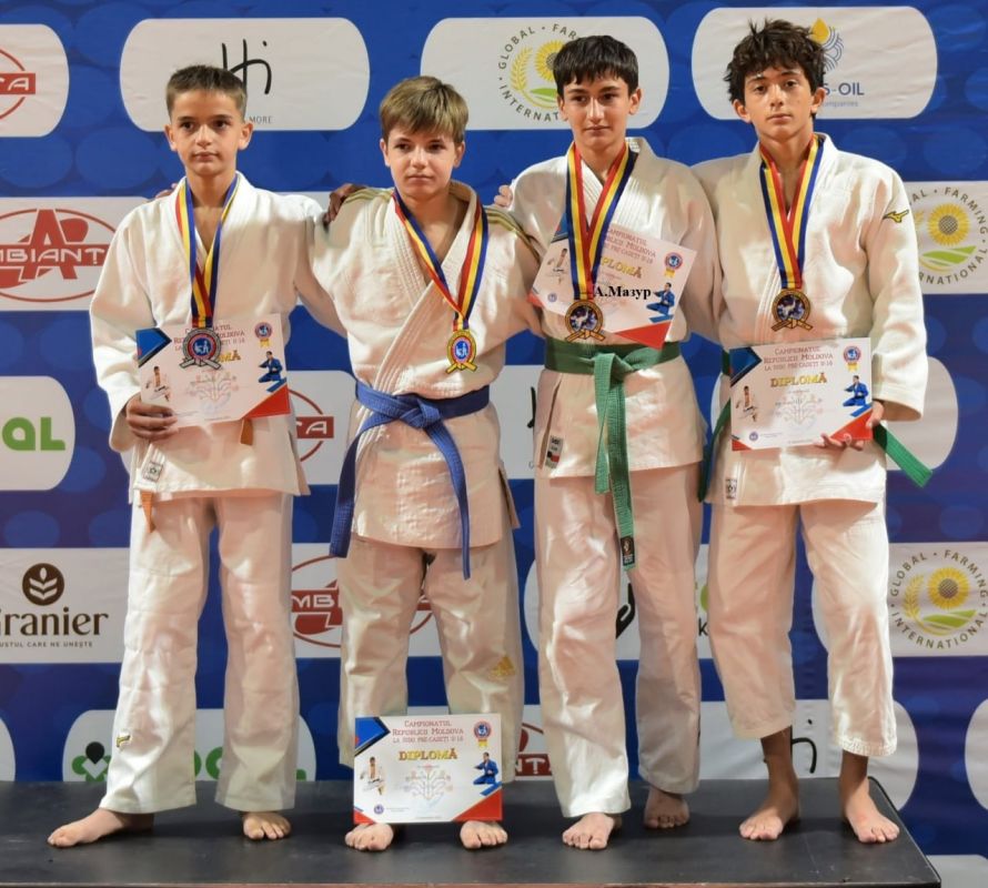 4 приднестровских дзюдоиста стали финалистами Чемпионата Молдавии U16