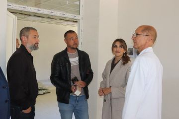 Министр здравоохранения Кристина Албул провела выездное совещание на объектах РКБ, которые реконструируют за счет Фонда капвложений