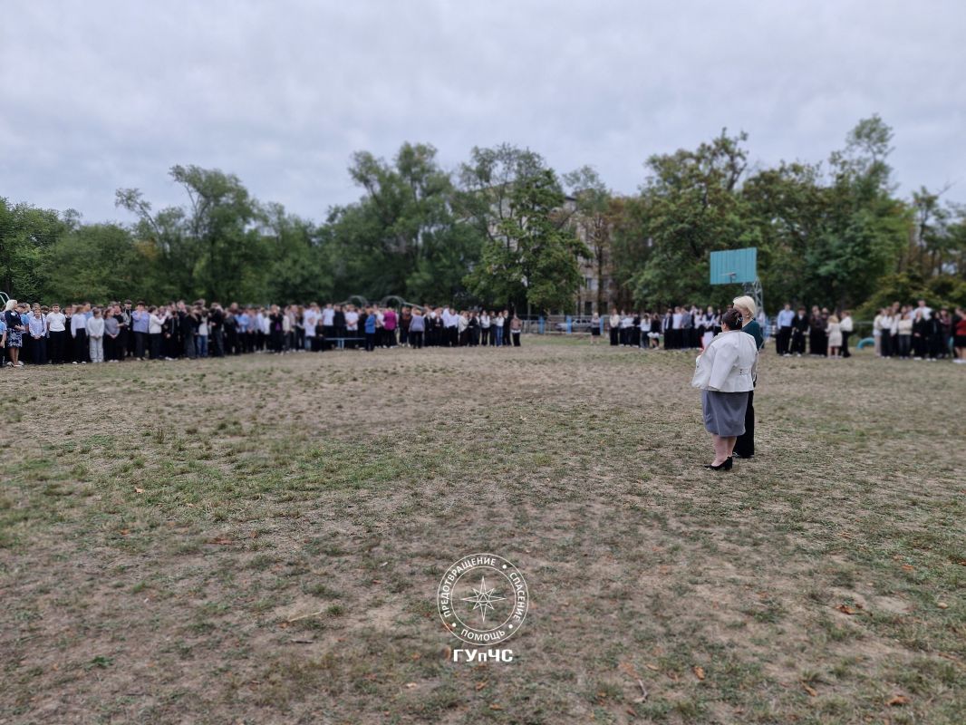 Возгорание в библиотеке — легенда тренировки по эвакуации в первой днестровской школе