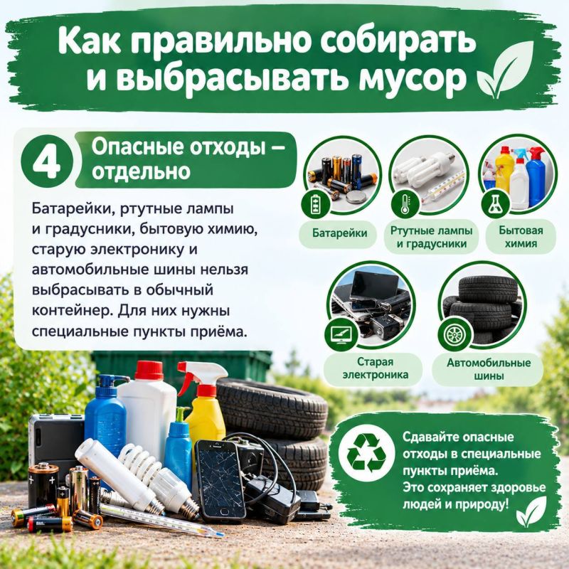 Как правильно собирать и выбрасывать мусор Как правильно собирать и выбрасывать мусор