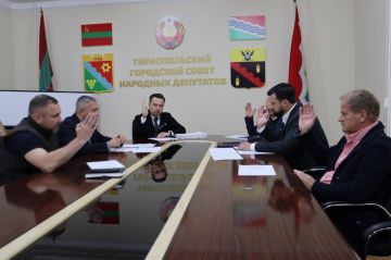 Столичная администрация приняла участие в заседании Президиума Тираспольского горсовета