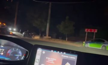 Ночью в Бендерах водитель Приуса попал в аварию