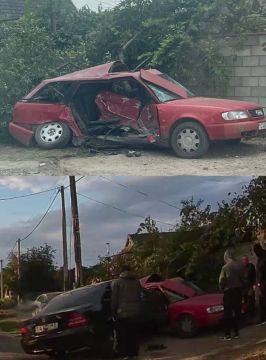 Бендерский «Мерседес» припарковался прямо в слободзейскую «Ауди» этой ночью
