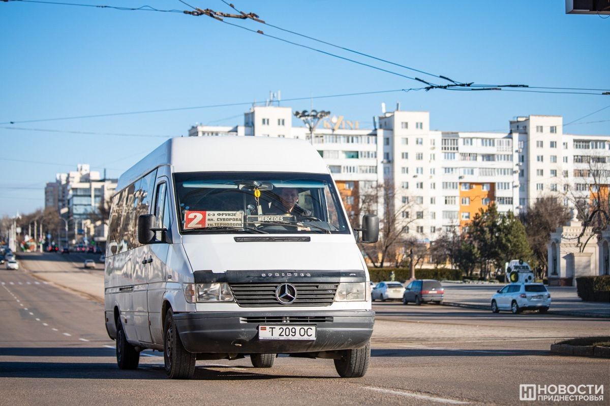 В Тирасполе временно изменили движение маршрутов №2, 9, 9А и 20