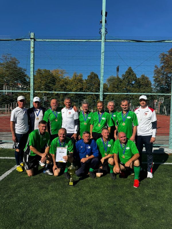 Футболисты «Сокола» – чемпионы Приднестровья среди команд-ветеранов