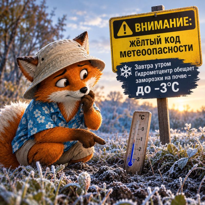 ВНИАМНИЕ: жёлтый код метеоопасности