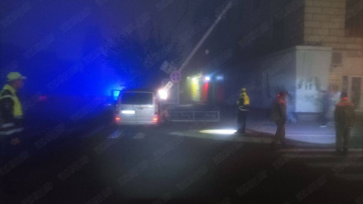 Ночной таран в Бендерах. Ночной таран в Бендерах.