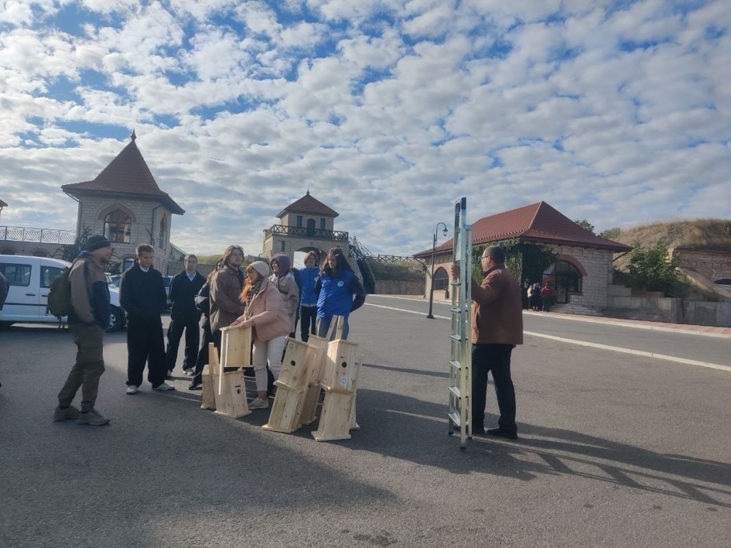 Домики для пернатых: школьники позаботились о птицах