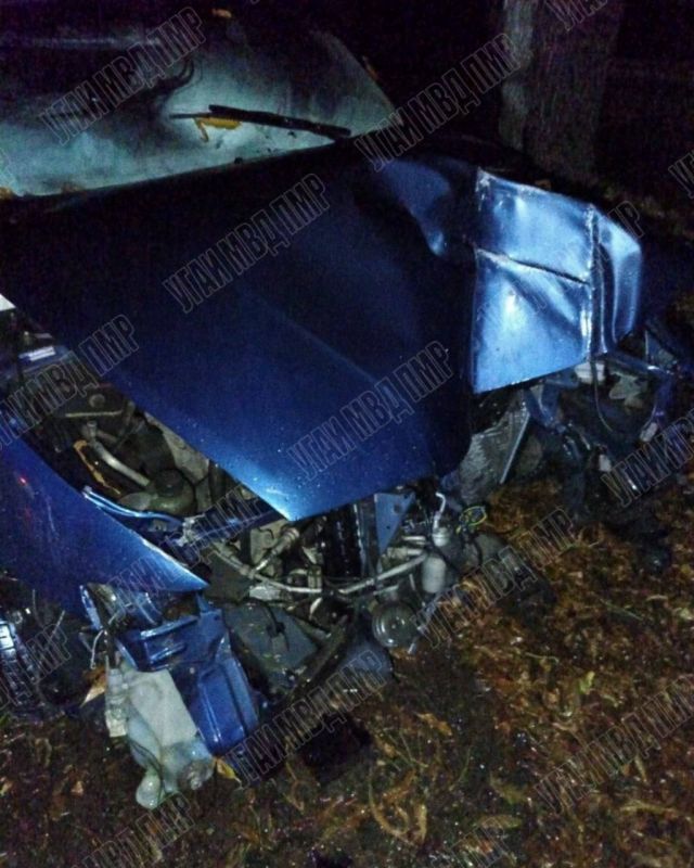 Пьяный водитель врезался в опору ЛЭП в селе Чобручи Слободзейского района