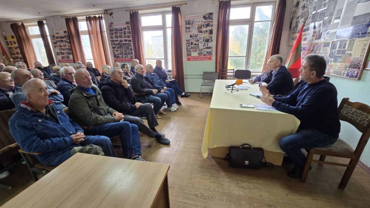 Вадим Кравчук в Рыбнице, в Союзе защитников встретился с участниками боевых действий